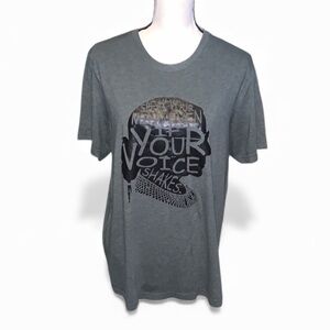 Speak Your Mind Even If Your Voice Shakes RBG Women's T-Shirt Gray